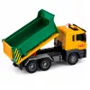 LEAN TOYS Konstrukcinis sunkvežimis Savivartis Savivarčio pakėlimas Atidaromi galiniai žibintai Garsai 1:14