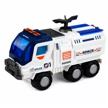 LEAN TOYS Didelis kosmoso rinkinys su stotimi, raketa, šatlu, tyrinėjimo transporto priemone ir astronautais
