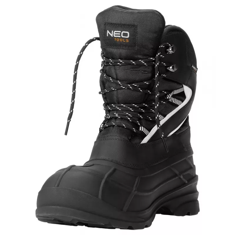 NEO TOOLS 82-139-46 Apsauginiai batai S1P SRC 46 dydis Plieninis pirštų apsaugas ir tarpinis padas Juodi Pilki