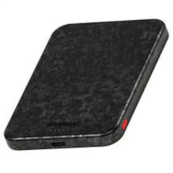 SHARGE CarbonMag 5K nešiojamas įkroviklis, 15W Qi, 20W USB-C - 5.000mAh, juodas