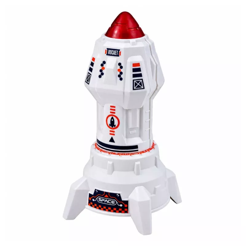 LEAN TOYS Kosmoso rinkinys raketos šatlas astronautai modulis šviesos garsai