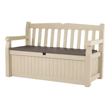 KETER Sandėliavimo suoliukas Eden Garden Bench 265L smėlio spalvos
