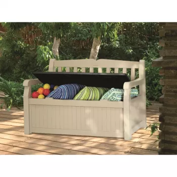 KETER Sandėliavimo suoliukas Eden Garden Bench 265L smėlio spalvos