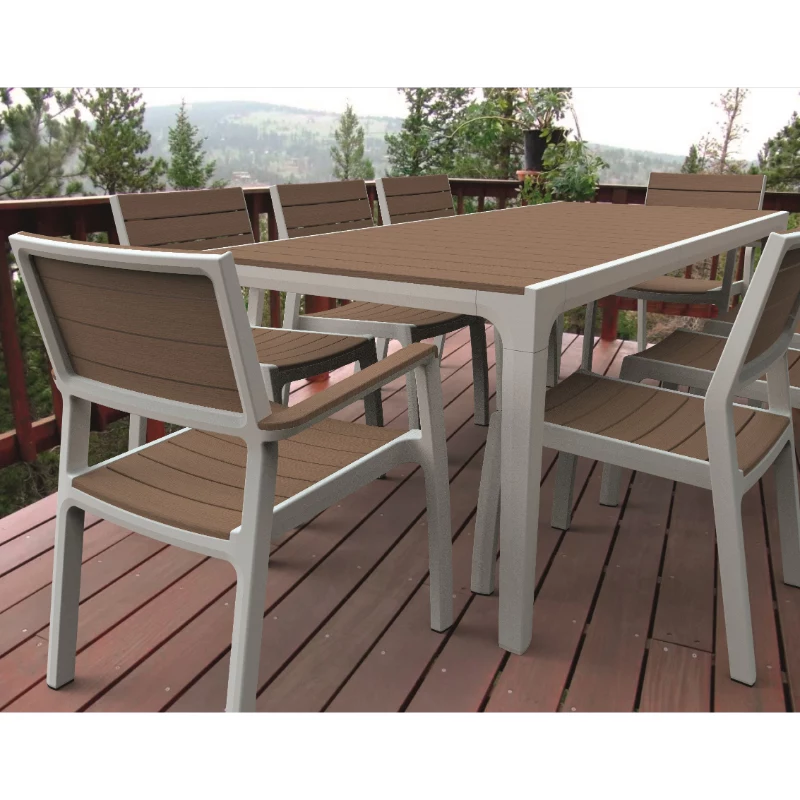 Keter Harmony sodo stalas baltas/ smėlio spalvos 29201231587