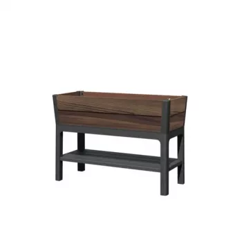 KETER gėlių vazonas Deco Elevated Garden Bed 48L Walnut