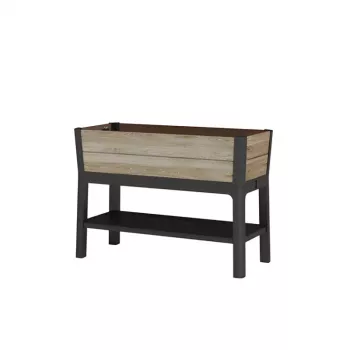 KETER gėlių vazonas Deco Elevated Garden Bed 48L Walnut