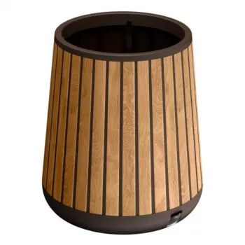 KETER Gėlių vazonas Deco Conic Planter Venetian Brown