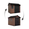 KETER sodo namelis Newton Plus 9x7.5 rudas