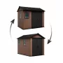 KETER sodo namelis Newton Plus 9x7.5 rudas