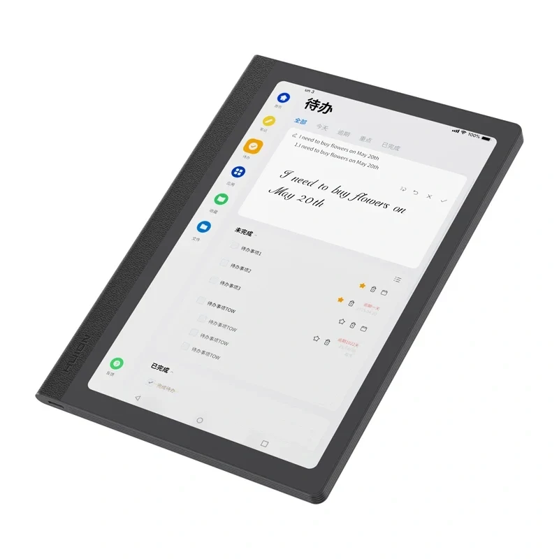 HUION Note E X50 10,3 colio E-Ink planšetinis kompiuteris su PenTech 3.0 rašikliu, 4GB RAM, 64GB atminties, Android 11, dviejų tonų priekinis apšvietimas, aliumininis galas