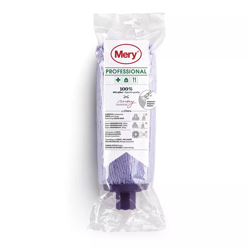 MERY Keičiama šepečio galvutė Mikropluošto Professional 26,5cm 200gr