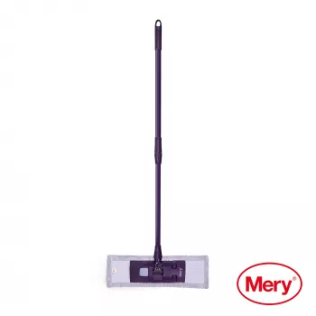 MERY mikropluošto mopas 45cm su metaliniu kotu 140cm
