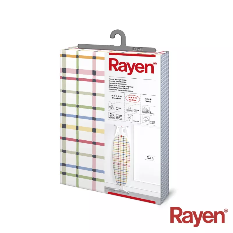 RAYEN Lyginimo lentos užvalkalas Fabric Medium XXL Easyclip 150x55cm