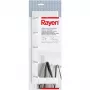 RAYEN Durų kablys pakabinimui / 5 kabliukai / baltas