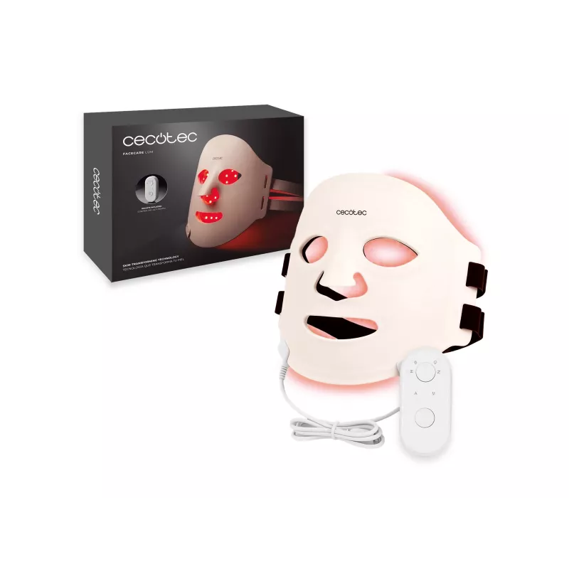 Cecotec LED veido kaukė | FaceCare LÜM | smėlio spalvos