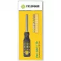 FIELDMANN FDS 1007-11R 12 dalių atsuktuvų antgalių rinkinys su ergonomiška rankena, chromo vanadžio plieno antgaliai, magnetinis laikiklis, plokštieji/Phillips/Pozi/Torx