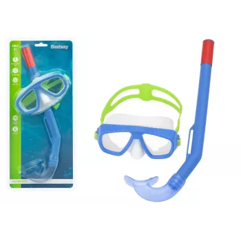 Nardymo kaukė su snorkeliu tamsiai mėlyna Bestway 24018