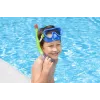 Žaliai mėlyna nardymo kaukė su snorkeliu Bestway 24036