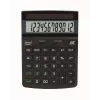 REBELL RE-ECO 450 BX stalinis skaičiuotuvas, 12 skaitmenų LCD, dvigubas maitinimas, perdirbtas plastikas, juodas