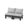 KETER Sodo sofa dvivietė Elements 2 vietų pilka/šviesiai pilka