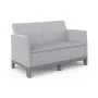 KETER Sodo sofa dvivietė Scandi Form 2 vietų sofa šviesiai pilka/tamsiai plieno pilka