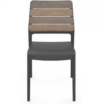 KETER sodo kėdė Deco Porto riešuto/pilka