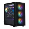 Zalman M4 SE juodas mATX Mini Tower kompiuterio korpusas su 6x 120mm FRGB ventiliatoriais