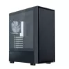 Zalman S6 juodas ATX vidutinio bokšto kompiuterio korpusas su 4 ARGB ventiliatoriais ir grūdintu stiklu