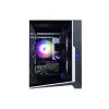 Zalman D30 juodas mATX Mini Tower kompiuterio korpusas su 3x 120mm ARGB ventiliatoriais ir grūdinto stiklo šonine plokšte