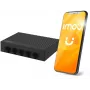 IMOU SF105C 5 prievadų 10/100 Mbps stalinis komutatorius, plastikinis korpusas