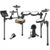 DONNER EC7247 elektroninis būgnų rinkinys su tinkliniais padais, 225+ garsai, USB MIDI, aliumininis stovas