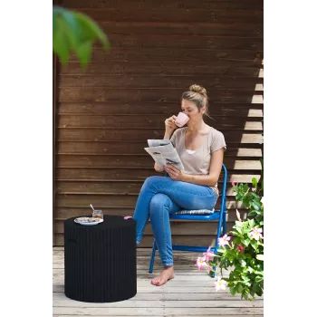 KETER Sodo stalas / daiktadėžė Cool Stool ruda