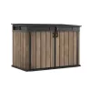 KETER Sodo sandėliukas Deco Horizontal Shed uosio medienos atspalvio