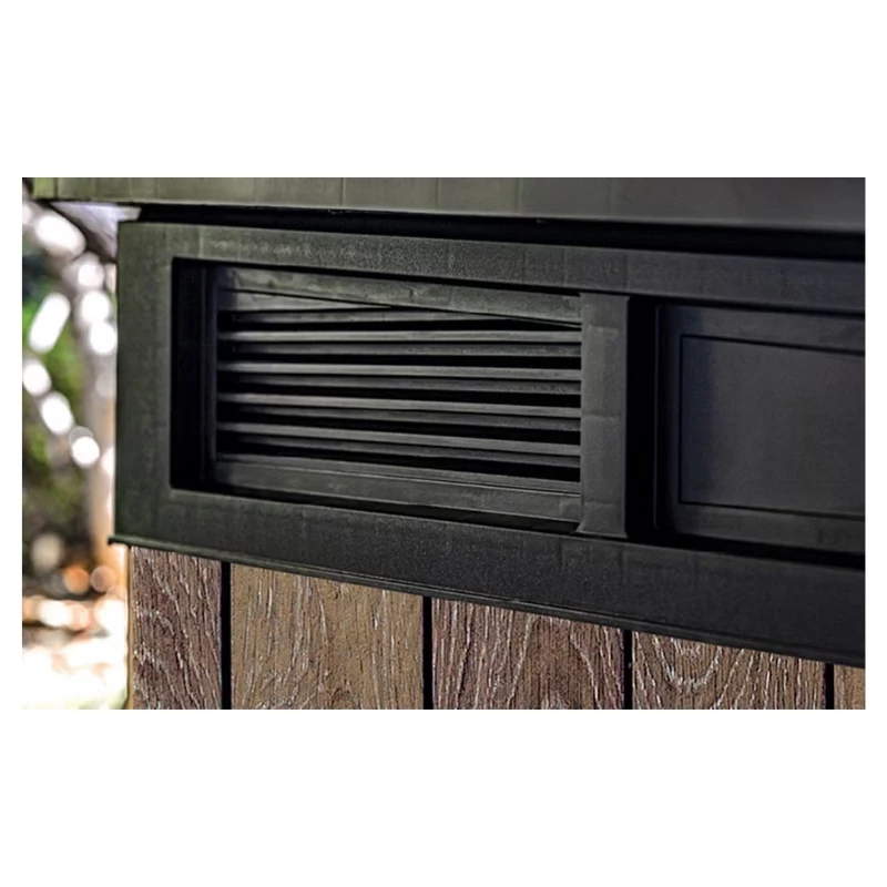 KETER Sodo sandėliukas Deco Horizontal Shed uosio medienos atspalvio