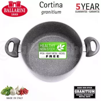 BALLARINI Cortina Granitium puodas Ø24cm/3mm