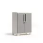 KETER Linear medinė apatinė spintelė 68x39x90cm šviesiai smėlio / šviesiai pilka
