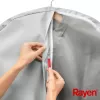 RAYEN Drabužių krepšys M Premium pilkas 60x135cm