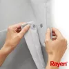 RAYEN Drabužių krepšys M Premium pilkas 60x135cm