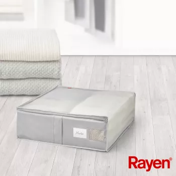RAYEN Premium pilka antklodžių dėžė 65x55x20cm