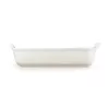 Le Creuset Rectangular Heritage Stoneware 32x24cm / 4L baltas