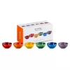LE CREUSET 6 dalių akmens masės dubenėlių rinkinys, 330 ml, įvairių spalvų