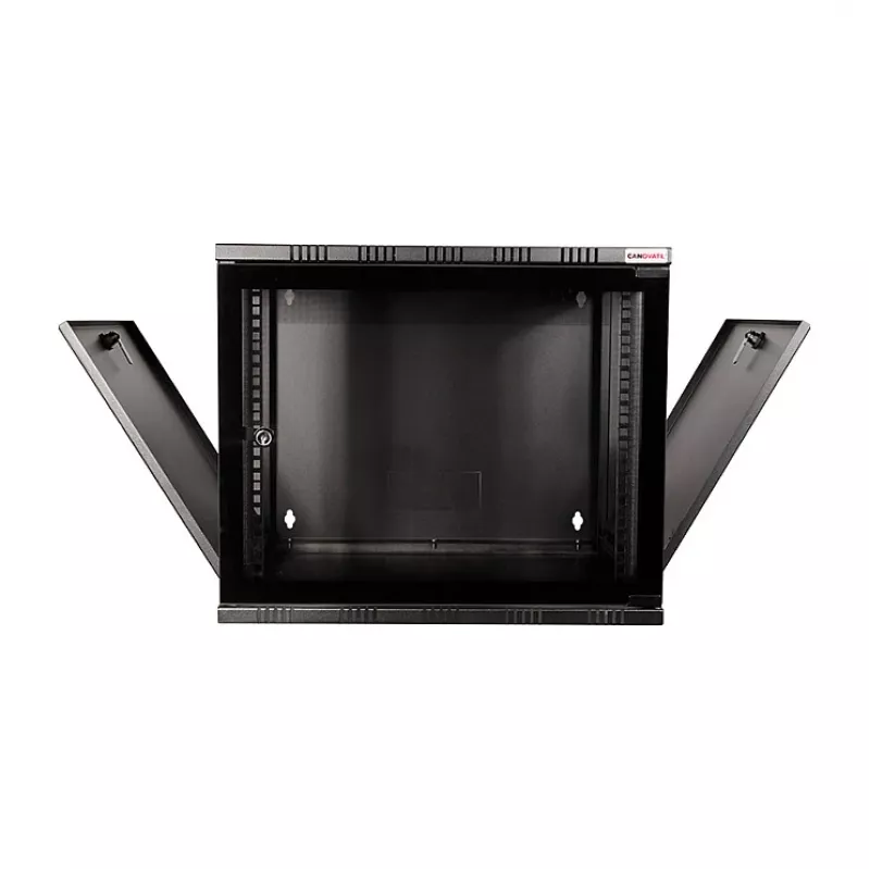LOGILINK 19 inch sieninis SOHO tinklo spintos korpusas 12U 540*550, išardomas, juodas