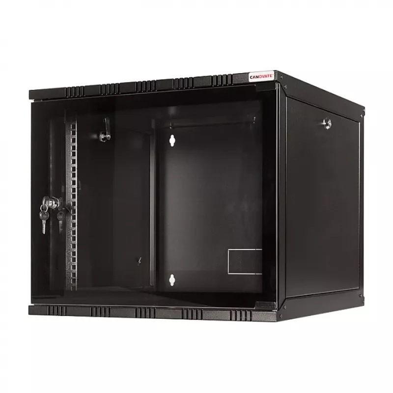 LOGILINK 19 inch sieninis SOHO tinklo spintos korpusas 12U 540*550, išardomas, juodas