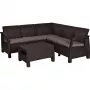 KETER sodo baldų komplektas Corfu Relax Set rudas