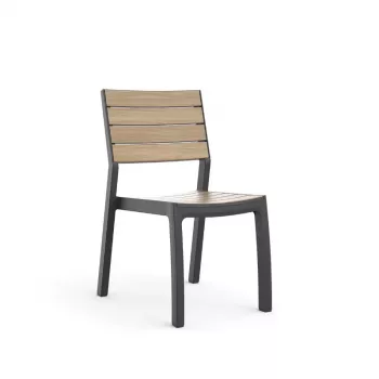 KETER sodo kėdė Deco Corale tikmedžio atspalvio/pilka
