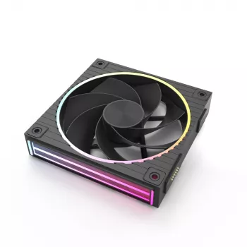 Zalman ZM-DF120R, 120 mm atvirkštinis ventiliatorius su grandinine jungtimi, 2300 RPM, juodas