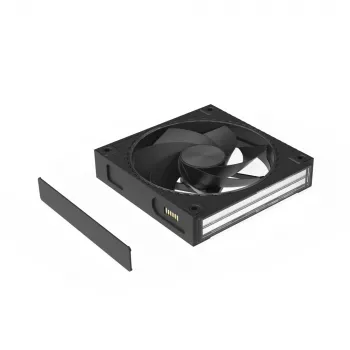 Zalman ZM-DF120R, 120 mm atvirkštinis ventiliatorius su grandinine jungtimi, 2300 RPM, juodas