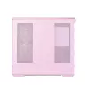 Zalman P30 V2, mATX Mini Tower kompiuterio korpusas, 3 x 120mm ARGB ventiliatoriai, rožinis