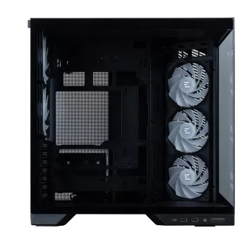 Zalman D50, ATX vidutinio bokšto kompiuterio korpusas, 3 x 120mm ventiliatoriai, juodas