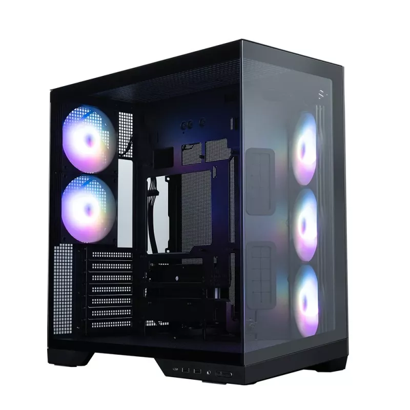Zalman D50, ATX vidutinio bokšto kompiuterio korpusas, 3 x 120mm ventiliatoriai, juodas